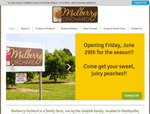 Tablet Screenshot of mulberryorchardky.com